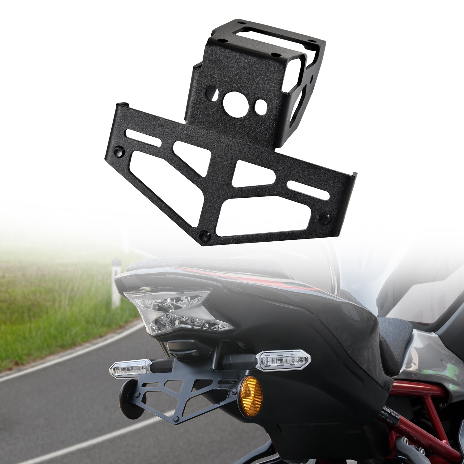 License Plate Bracket for Kawasaki Z900 ABS SE ABS 2017-2023