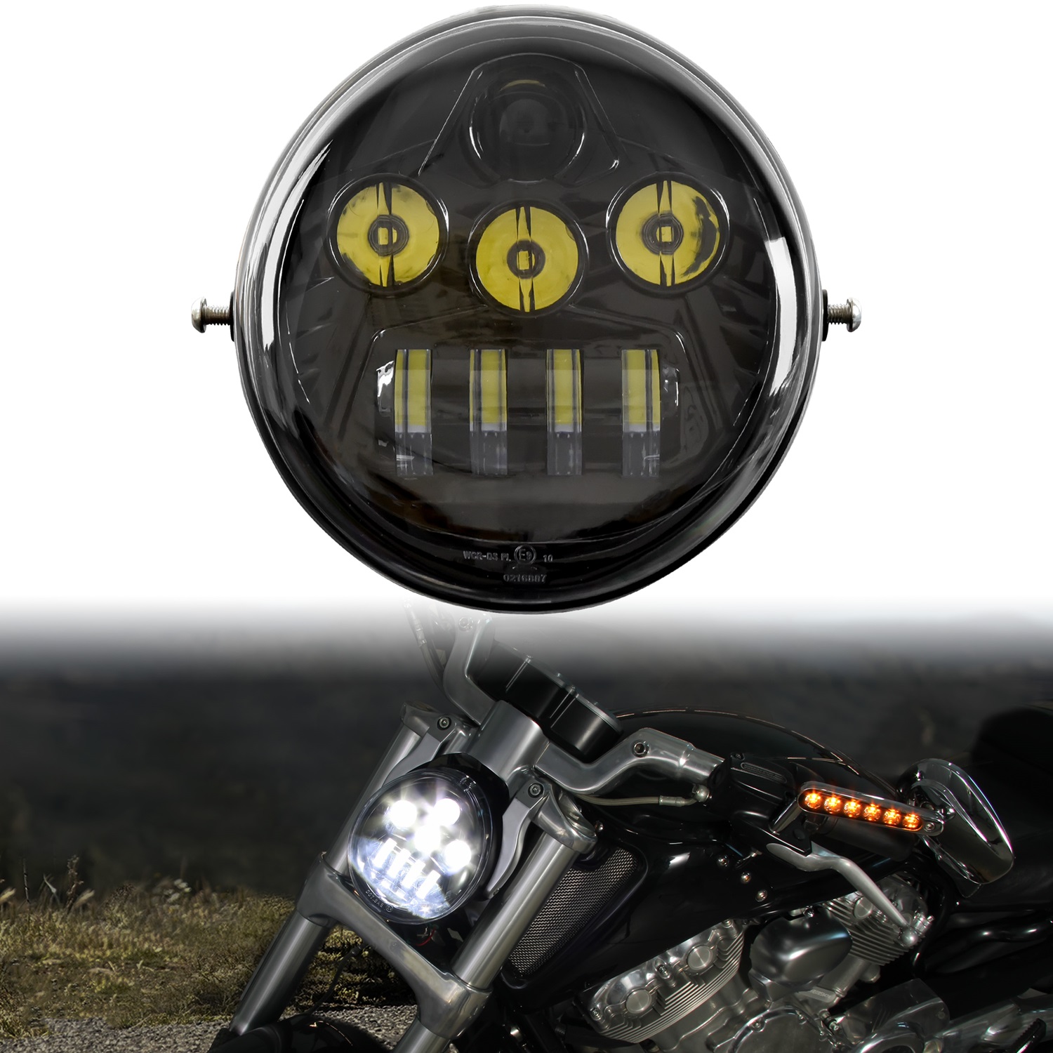LED Headlight for Harley V-Rod 2002-2016