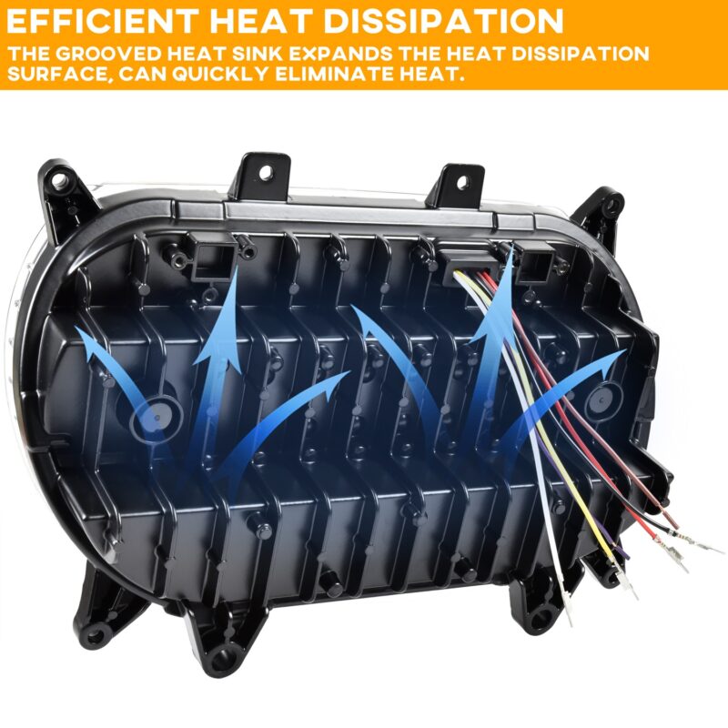LED Headlight for Harley Davidson Road Glide 2015-2020 - Image 4