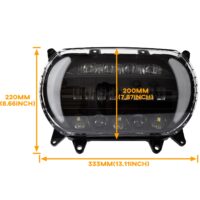 LED Headlight for Harley Davidson Road Glide 2015-2020 - Image 8
