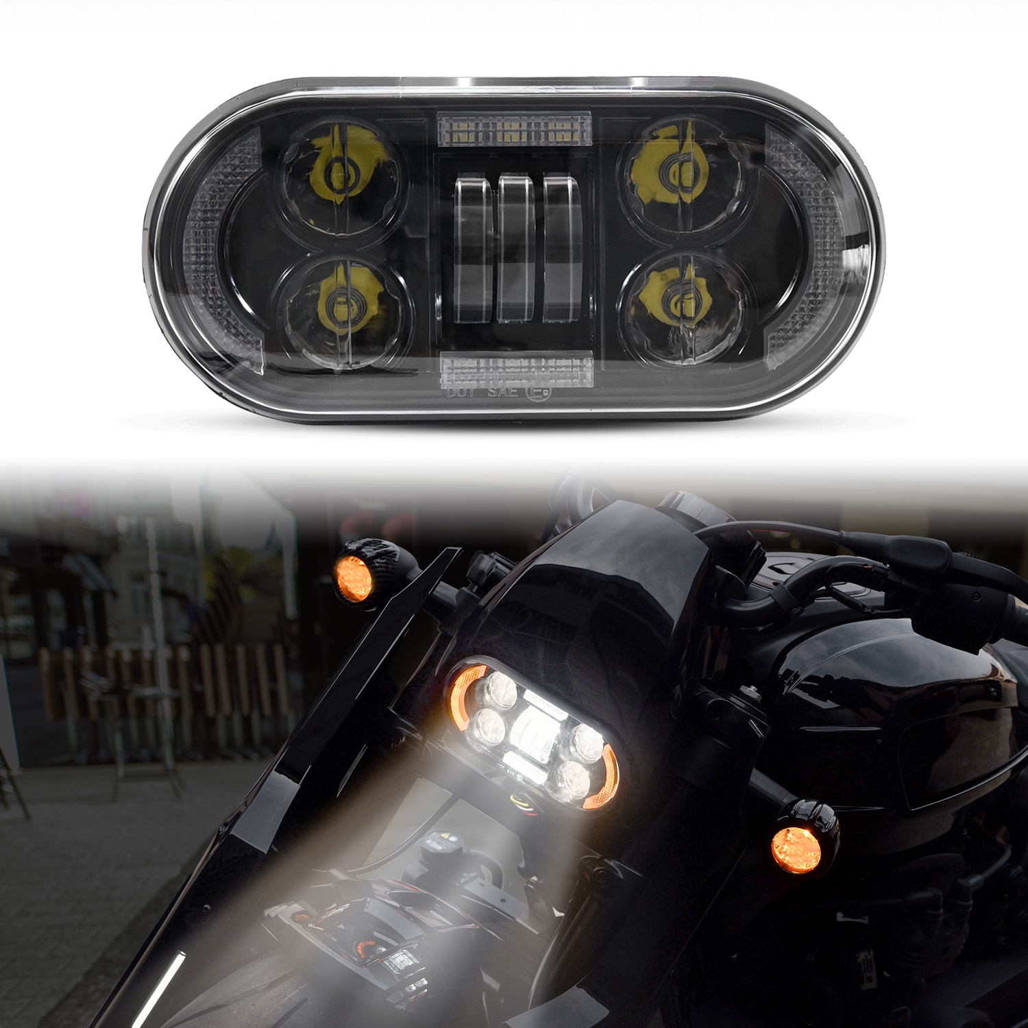 Upgrade LED Headlight for Harley Sportster S 1250 RH1250S 2021-2023