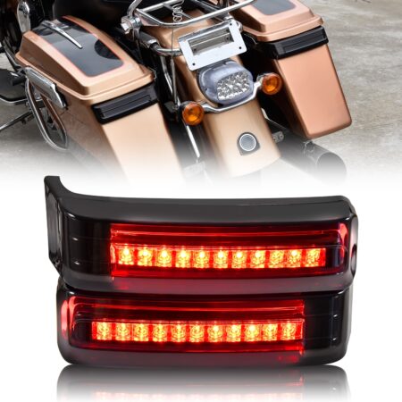 LED Saddlebag Tail Light for Harley Touring Road King Street Electra Glide Ultra Classic Limited CVO 1997-2013
