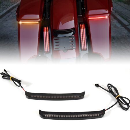 LED Saddlebag Tail Lights for Harley Touring Road King Street Electra Glide Ultra Limited 2014-2023