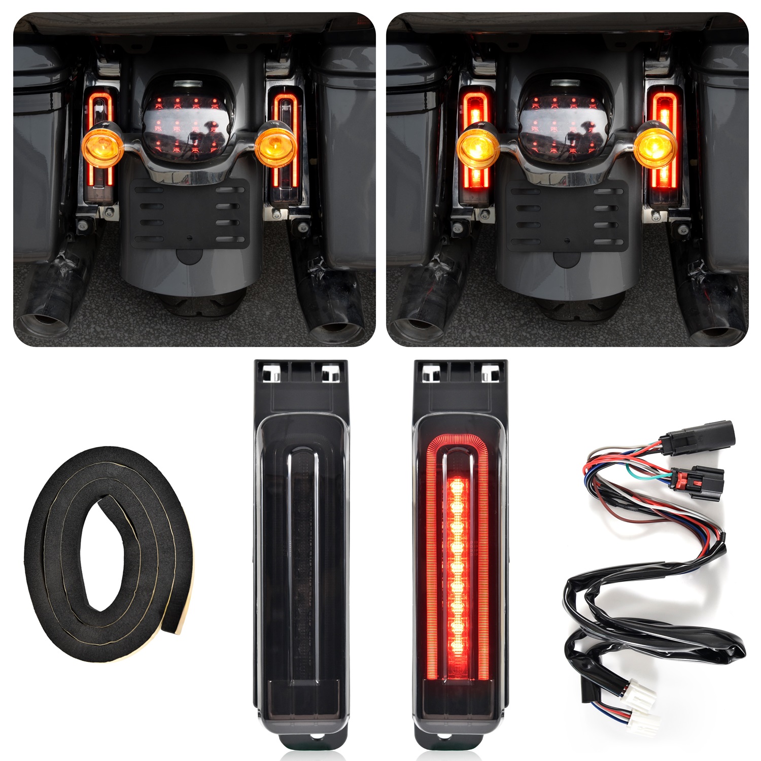 Rear Fender Light for Harley Ultra Limited 2014-2024