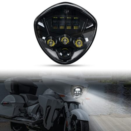 LED Headlights Assembly for Polaris Victory 2005-2018