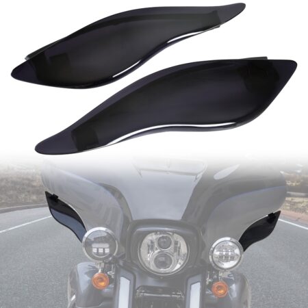 Motorcycle Adjustable Air Deflector Fairing Side Wings Windshield Adjustable Wind Deflectors Fairing Side Shield for Harley Davidson Electra Glide Street Glide Trike 2014-2022