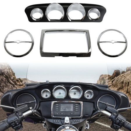 Dashboards Inner Fairing Trim Kit for Harley Electra Glide Street Glide Ultra Limited Tri Glide 2014-2018