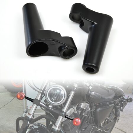 Front Turn Signal Mounts Relocation Kit for Harley Sportsters Dyna FXR
