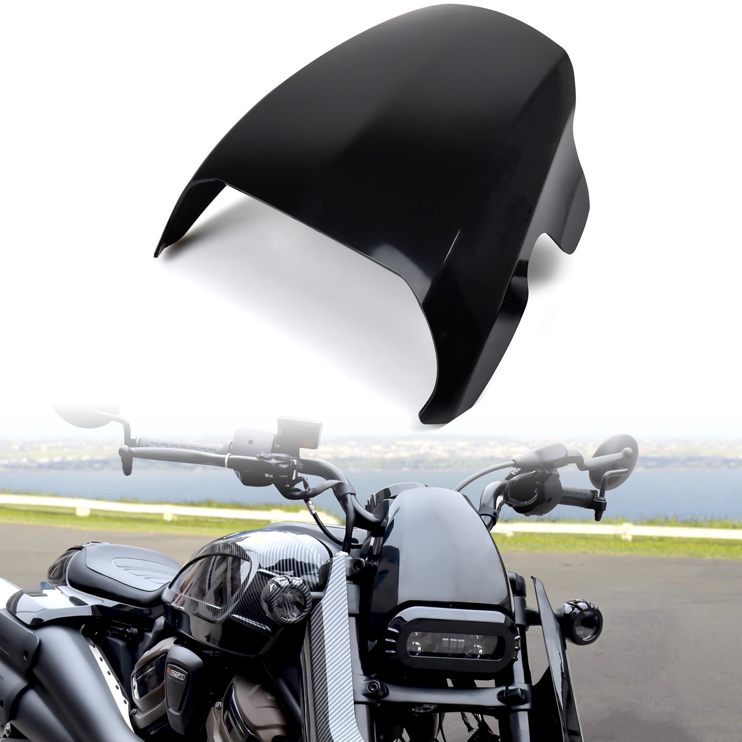 Motorcycle Headlight Fairing Covers for Harley SS1250 Sportster S 1250 RH1250 2021-2022