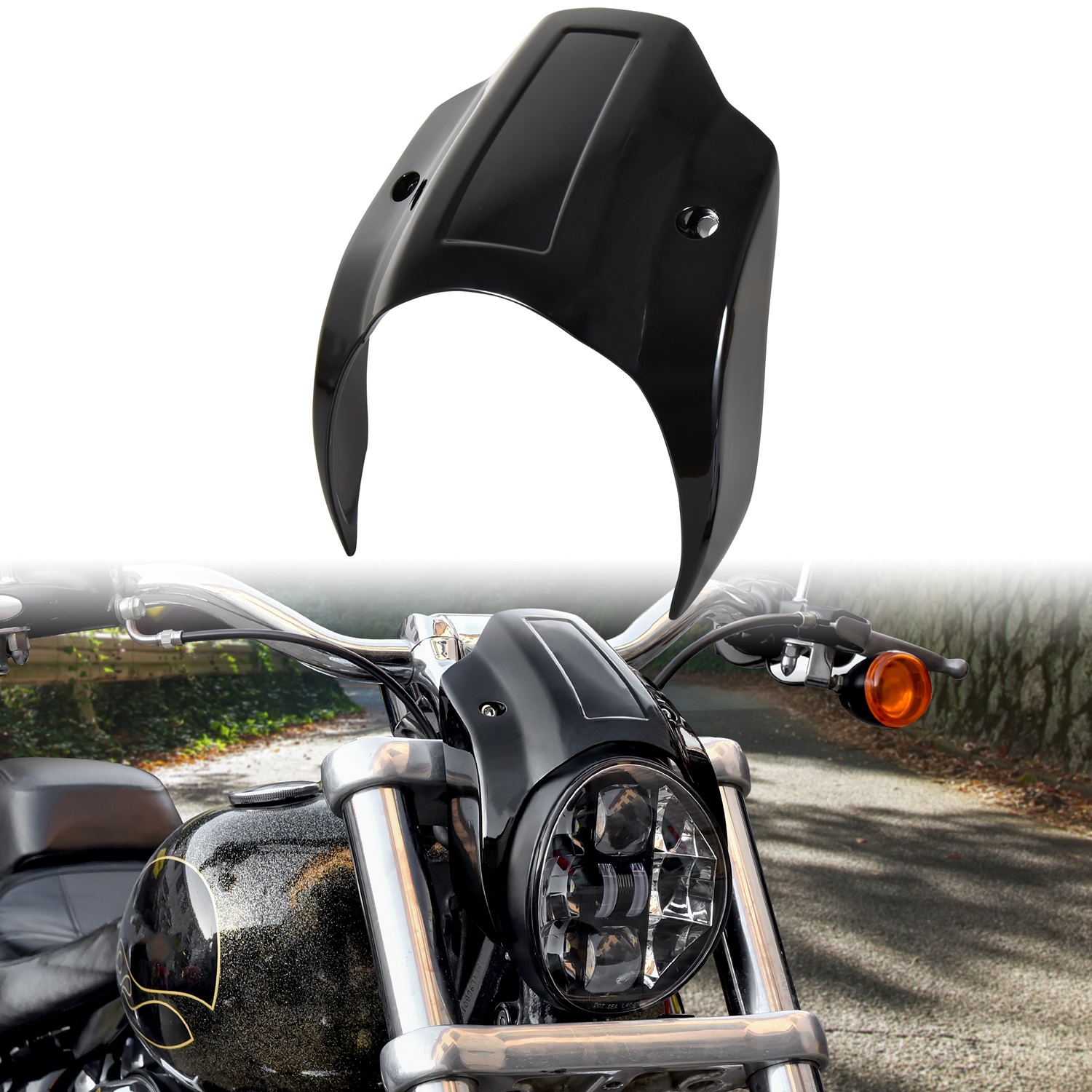 Headlight Fairing Cover for Harley Davidson Softail Breakout 2013-2017