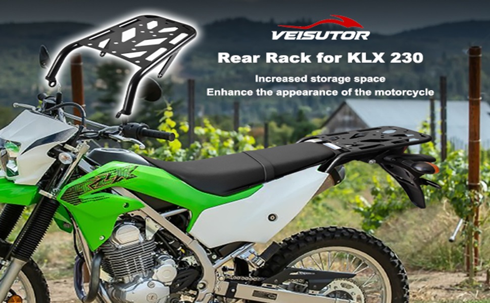 Installation of Rear Rack for Kawasaki KLX 230 – VEISUTOR